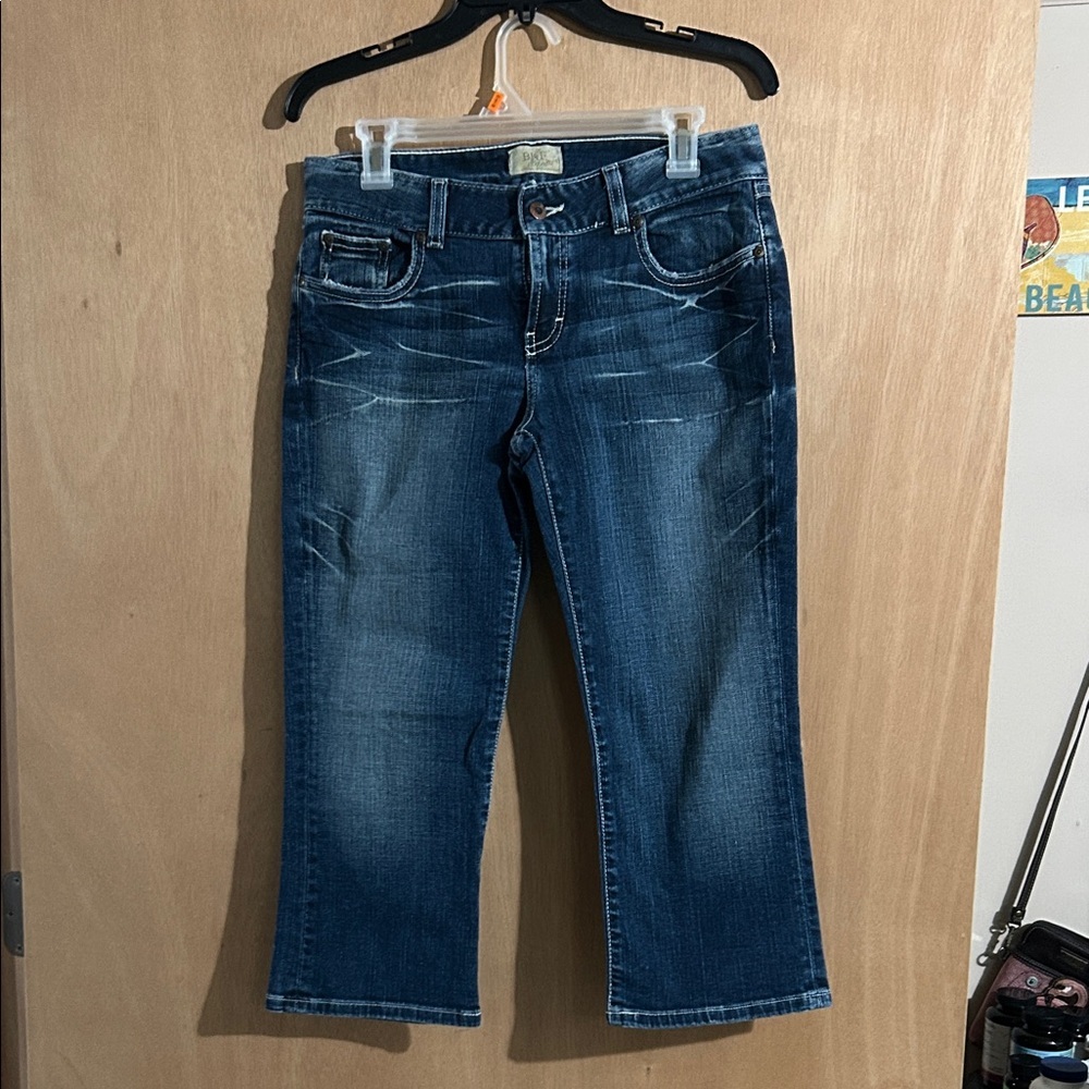 BKE Women's Blue Jean Capris